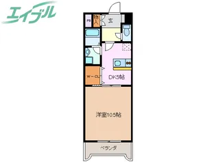 タウンエステート西浦【7階】の間取り