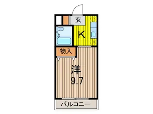 ハイホーム西川口【1階】の間取り