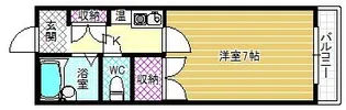 スクエアメゾン阪南【2階】の間取り