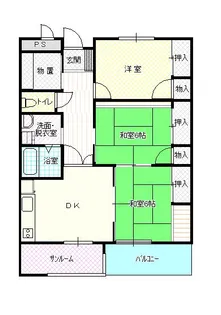 ハウディ月が丘【4階】の間取り