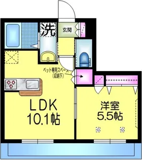 へーベルメゾン新浦安【2階】の間取り