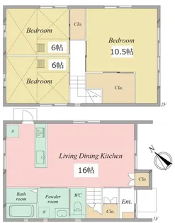 静岡県浜松市中央区広沢2【一戸建】の間取り