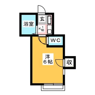 パオ桜ヶ丘【1階】の間取り