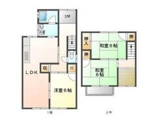 香川県高松市木太町【一戸建】の間取り
