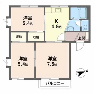 グリーンヒルズCHIDA-F【1階】の間取り