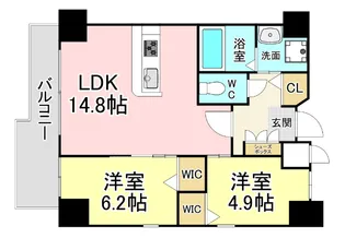 ピュアライフ金田【2階】の間取り