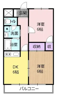 ヴェルディサンフレッチェ【2階】の間取り