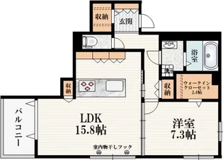 東京都杉並区西荻南1【マンション】の間取り