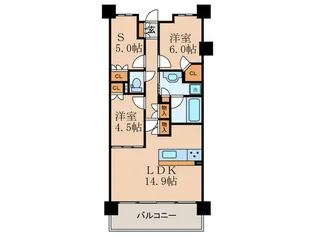 ウィルローズ京都御陵【4階】の間取り
