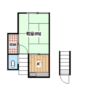 神奈川県川崎市高津区溝口5【アパート】の間取り