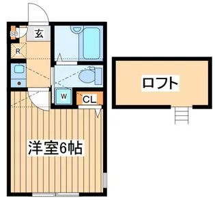 カントリー西横浜【2階】の間取り