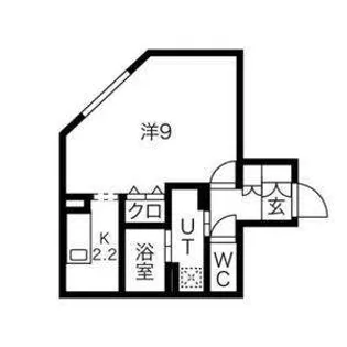 リヴシティ中村公園【4階】の間取り