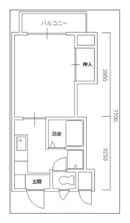 ハイツ平井【2階】の間取り