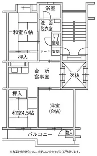 大阪府大阪市旭区高殿3【一戸建】の間取り