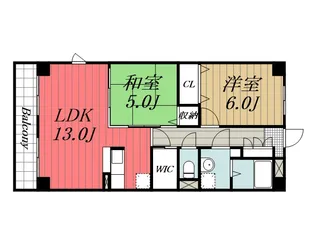千葉県千葉市若葉区みつわ台2【マンション】の間取り