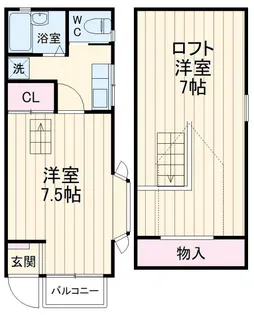 エスポワール日吉【1階】の間取り