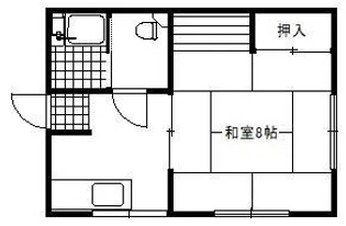 コーポ日和【1階】の間取り