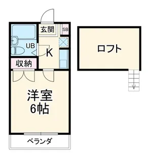 リビエール生田【2階】の間取り