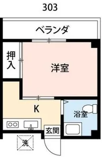 コーポタマ【3階】の間取り