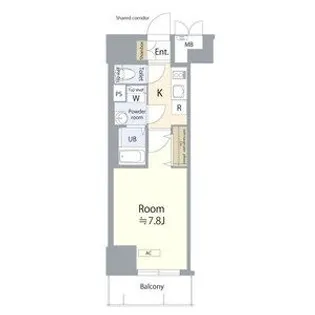 愛知県名古屋市中区平和1【マンション】の間取り