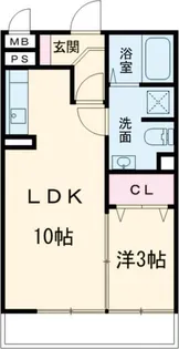 クレール IV【1階】の間取り