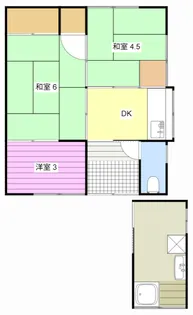 静岡県磐田市福田【一戸建】の間取り