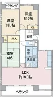 愛知県名古屋市守山区小幡2【マンション】の間取り
