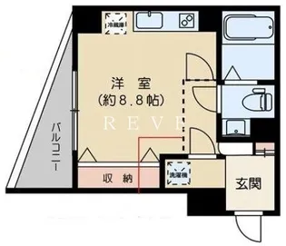 ル・シック湯島【6階】の間取り