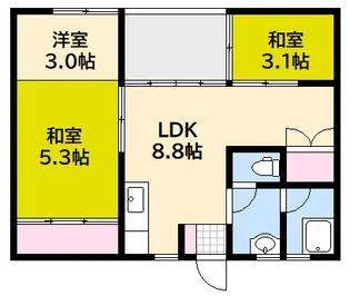 JSビル大宮【4階】の間取り