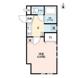 フジメゾンセントレノ【1階】の間取り