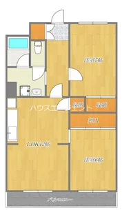 第2仲町マンション【1階】の間取り