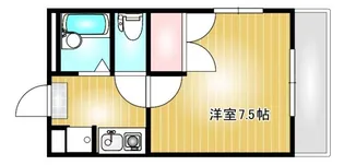 アモーレ福島【1階】の間取り