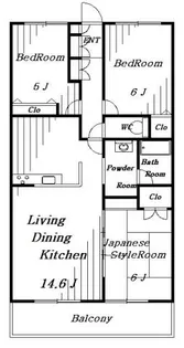 エコロジー千葉みなとレジデンス【12階】の間取り