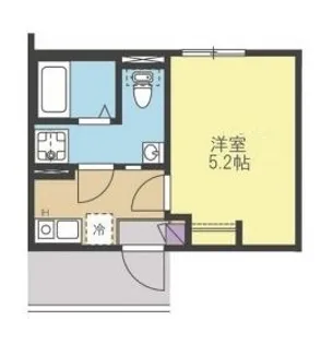 ブロンテ三ツ沢【1階】の間取り
