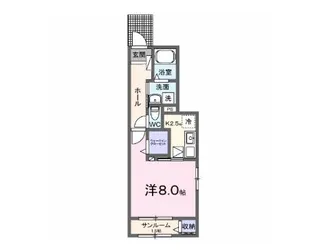 東京都立川市砂川町3【アパート】の間取り