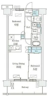 スカイグランデ津田沼【5階】の間取り