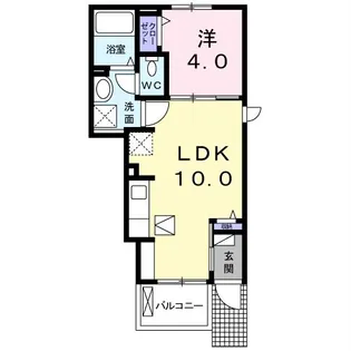 ロータスI・II【1階】の間取り