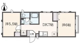 メゾン・エスプリ【1階】の間取り