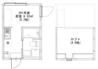 ノベレア【2階】の間取り