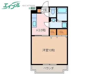 Prominent Lepidus【3階】の間取り