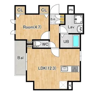 東京都墨田区千歳3【マンション】の間取り