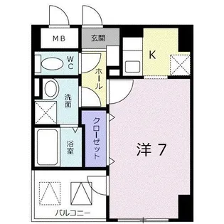 カンタベリー ベルズ【5階】の間取り