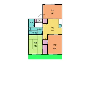 アネックスウエスト【1階】の間取り