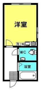 小台橋コーポ【2階】の間取り