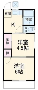 グリーンコーポ【2階】の間取り