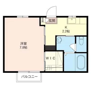 フローラ・セゾン【1階】の間取り