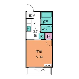 フォーブルフジ【2階】の間取り