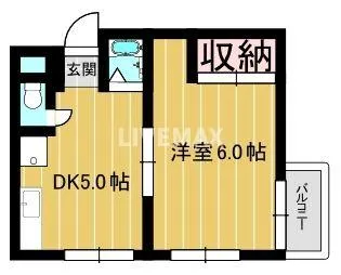 サンセブン高浜【2階】の間取り