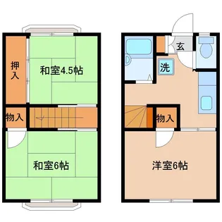 コーポクエールIIの間取り