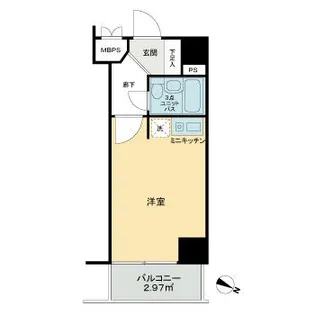 ライオンズマンション川崎貝塚第2【2階】の間取り